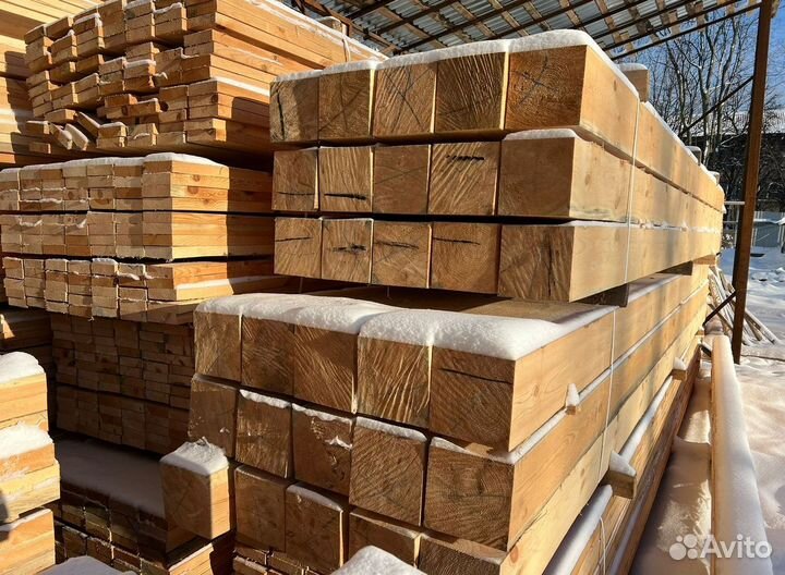 Доска обрезная 50х150х6000мм ГОСТ