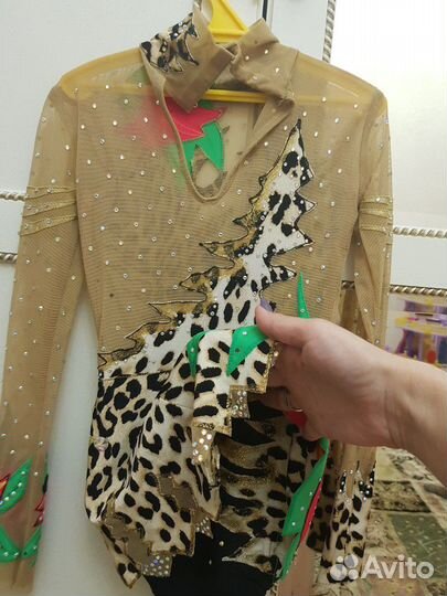 Купальник и кофр для гимнастики 128-140