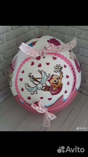 Подарочная коробка на рождение девочки