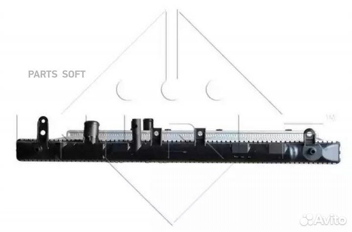 Радиатор honda Civic 1.8 06- 58323