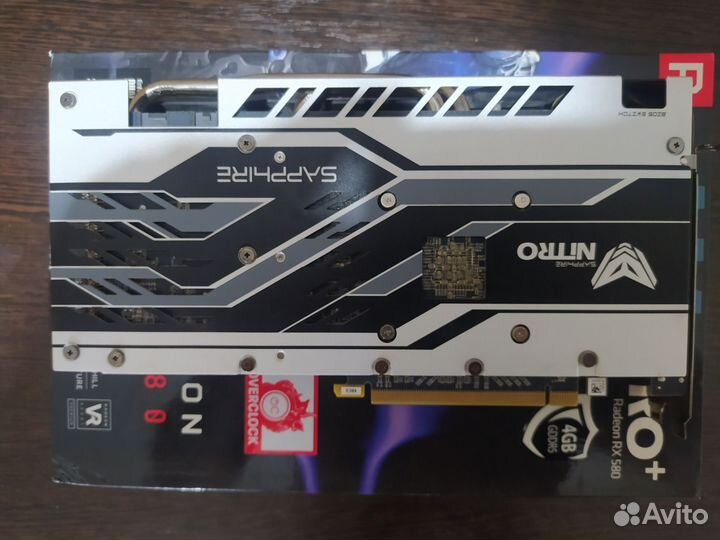 Rx 580 4gb Sapphire Nitro+, комплект