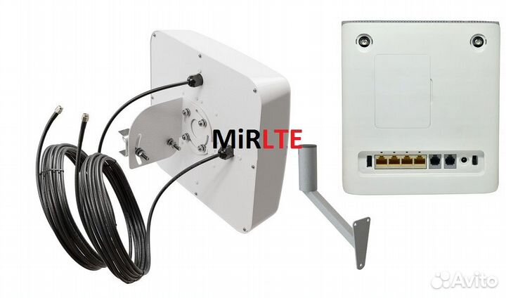 Комплект ZTE 3G/4G LTE Cat.6 Антенна 15Dbi