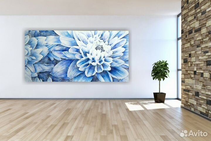 Картина Мелодия индиго 2мх1м