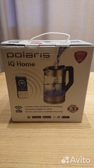 Новый чайник Polaris PWK 1725cgld wifi IQ Home