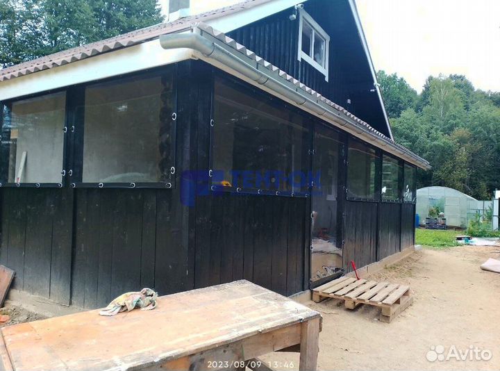 Мягкое стекло для беседок