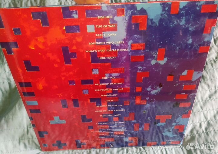 Paul McCartney Tug of War 2017 Новый Винил LP