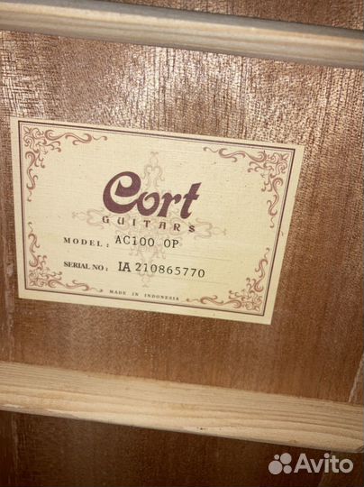Гитара классическая Cort ac100 op