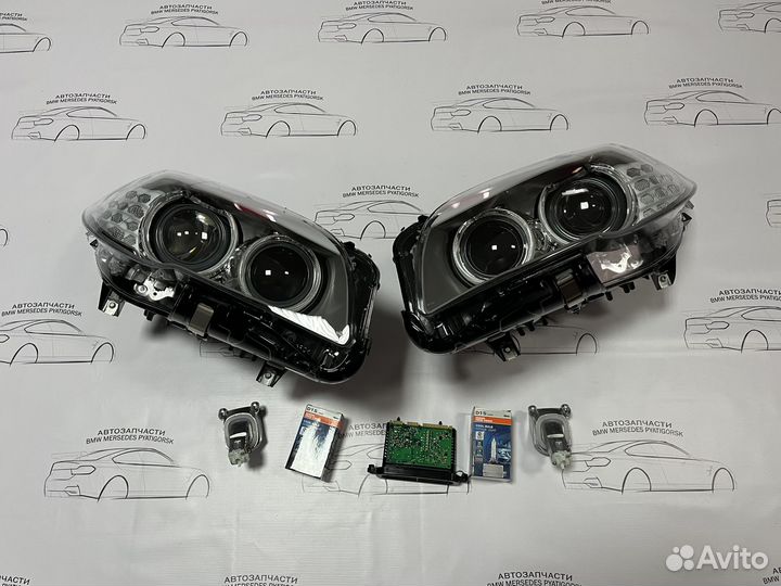 Фары BMW F10 дорестайлинг всборе с блоками