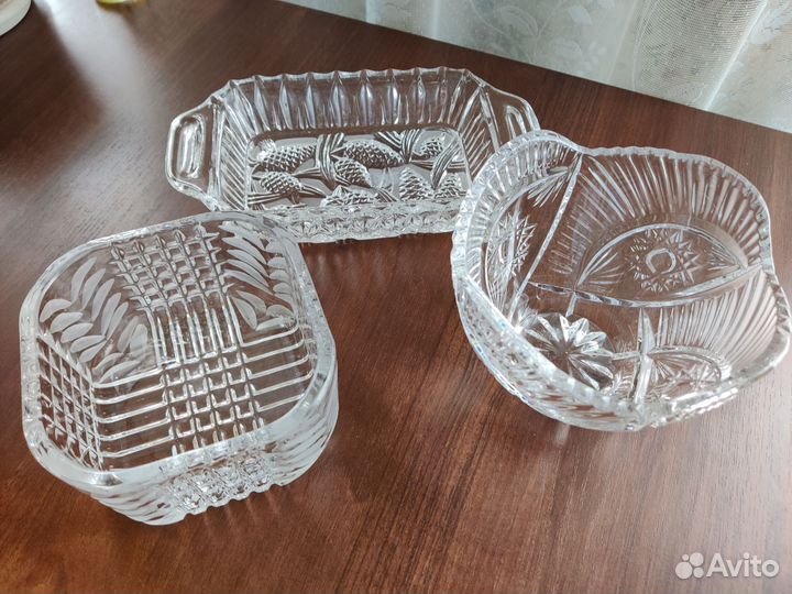 Ваза хрустальная