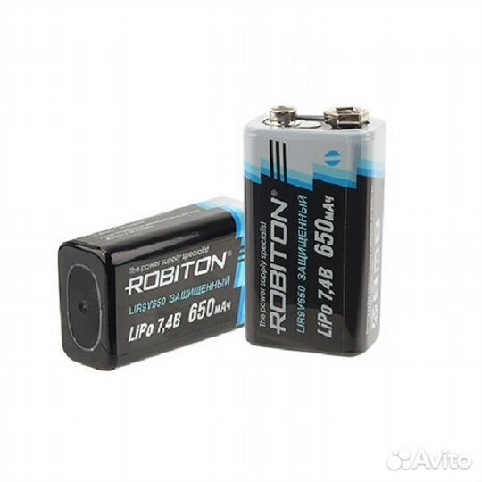 Аккумулятор Крона 6F22 (7.4V -650mAh) (R)