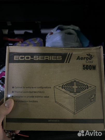 Блок питания AeroCool Eco 500W