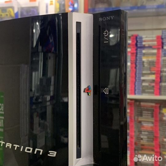 Sony PS3 fat 40гб + геймпад + игра