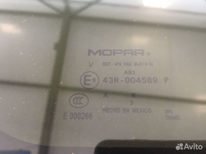 Стекло кузовное левое Dodge Journey 1 (5824)