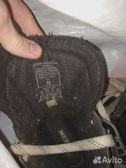 Коньки хоккейные ссм 42.5 размер