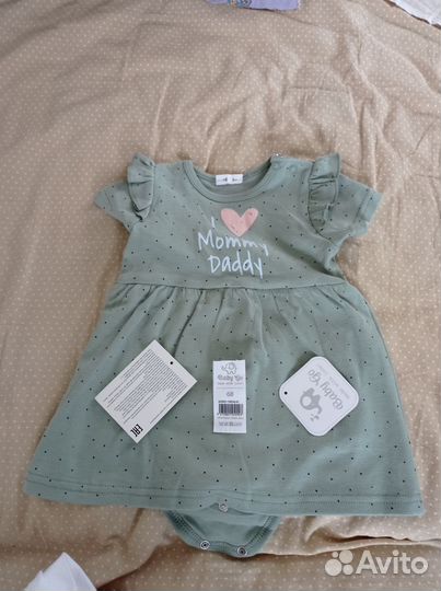 Боди для девочки, новые, размер 68