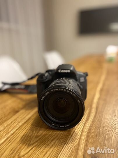 Зеркальный фотоаппарат canon 650d+ sigma 17-50 2.8