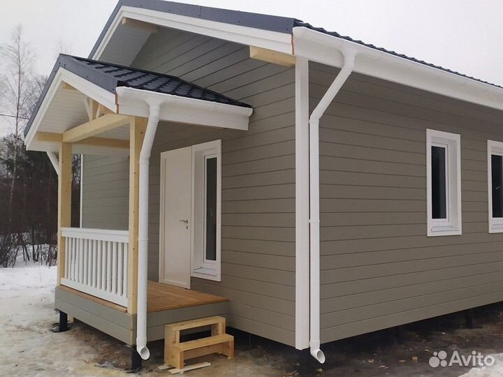 Каркасный дом 66 м2 под ключ в ипотеку с гарантией