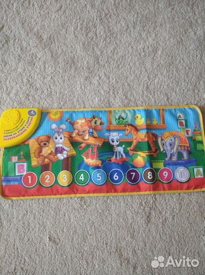 Развивающий коврик музыкальный А.Барто