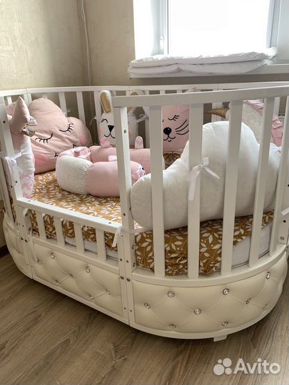 Детская кроватка трансформер 6в1