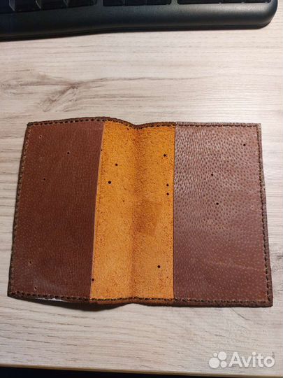 Обложки на паспорт и визитница кожа