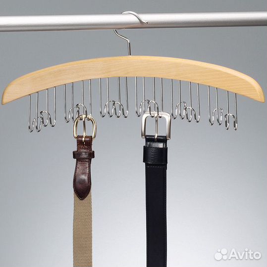 Вешалка с крючками для ремней и поясов