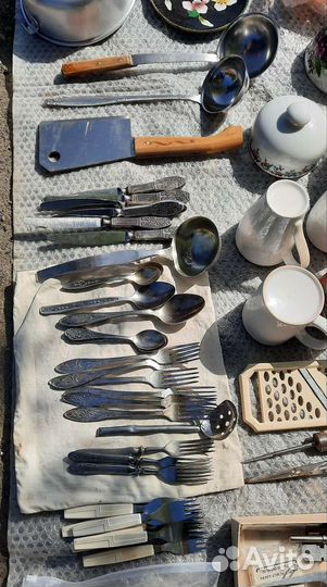Мельхиор СССР Ложки Вилки Ножи