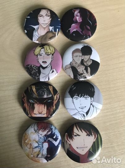 Значки с аниме