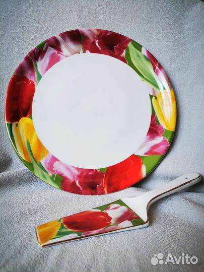 Блюдо для торта, подарок,набор,тарелка