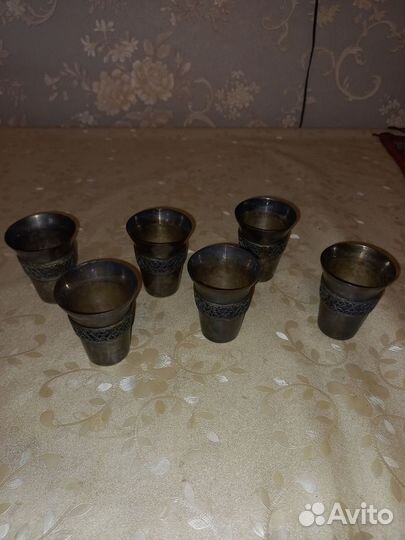 Мельхиоровые стопки СССР