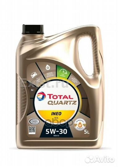 Total quartz ineo ECS 5W30 C2 Масло моторное си