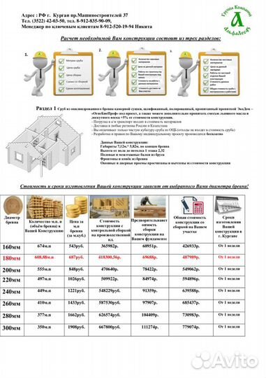 Бани из оцилиндрованного бревна. Проекты и цены