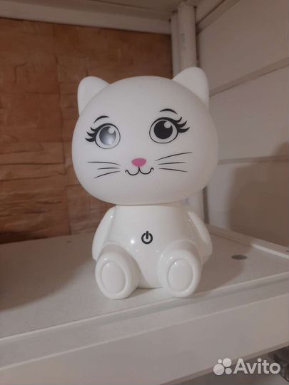 Ночкик светильник котенок