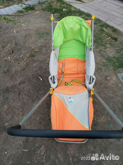 Детские санки с колёсами