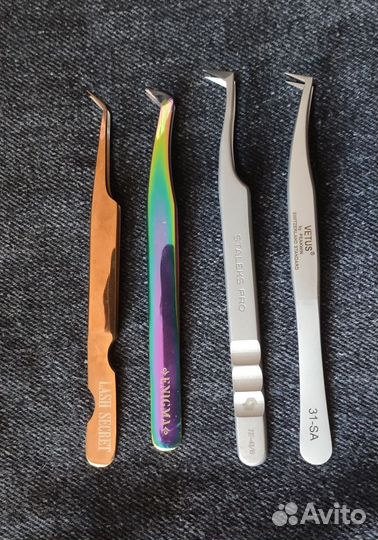 Пинцет для наращивания ресниц