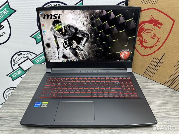 MSI 16 ядер Core i7-11800H 16Gb RTX 3050 144Hz SSD