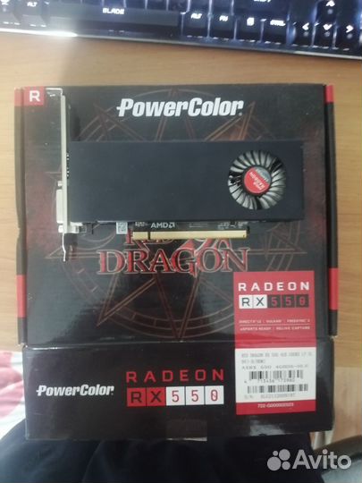 Видеокарта amd radeon rx550