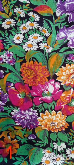 Ткань хлопок+вельвет СССР