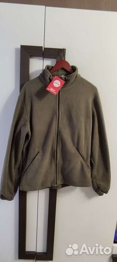 Куртка флисовая оливковая, 50/176 новая