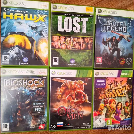 Лицензионные диски Xbox360