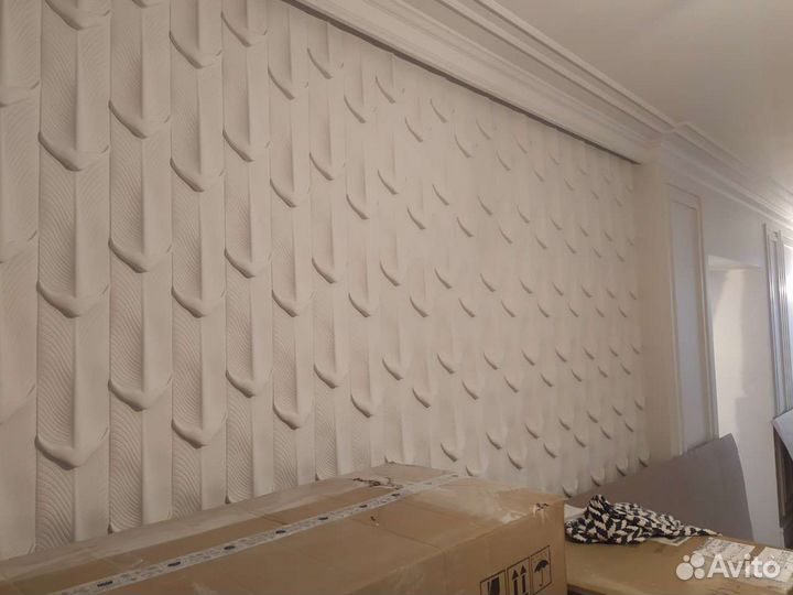 Монтаж гипсовой, лепнины, покраска