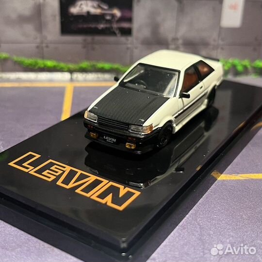 Модель Toyota Corolla Levin AE86 1/64