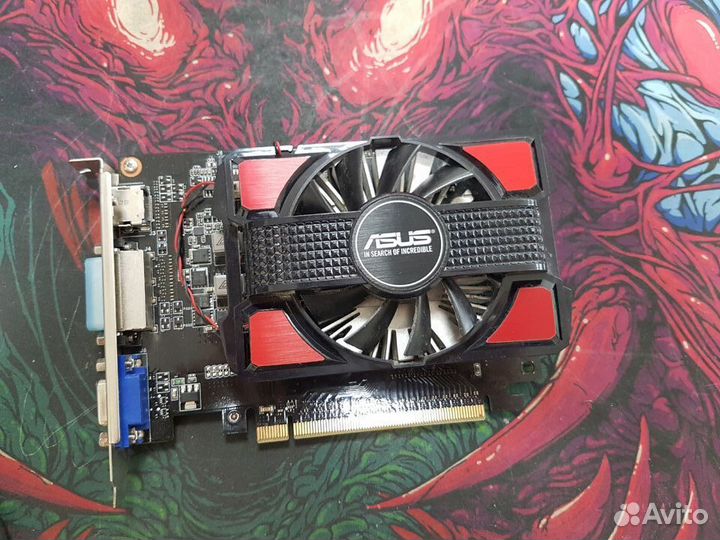 Видеокарта asus GeForce GT 740 2gb
