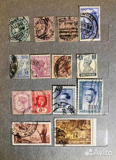 Альбом почтовые марки с 1852 зарубеж