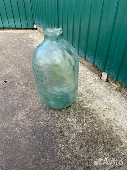 Бутылка стеклянная 10 литров