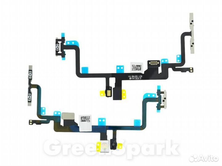 Шлейф для iPhone 7 Plus + кнопка вкл + кнопки гро
