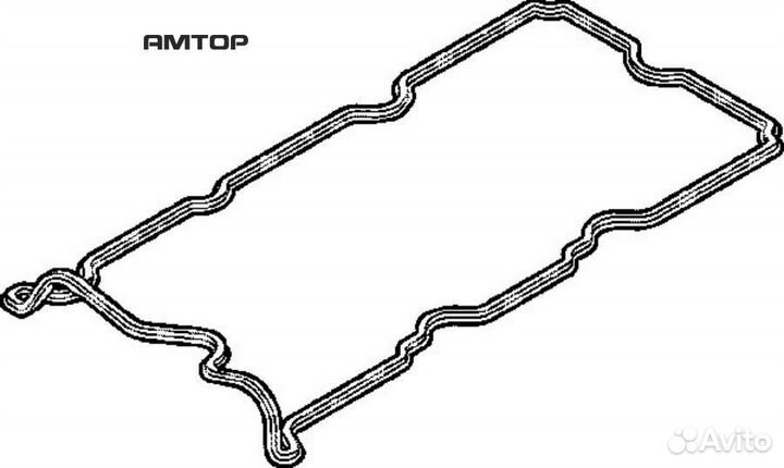 Elring 372370 Прокладка крышки гбц полиакриловый к