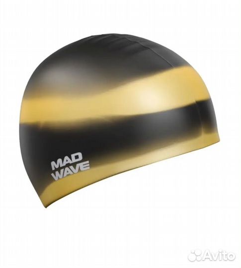 Шапочка для плавания MadWave золотая