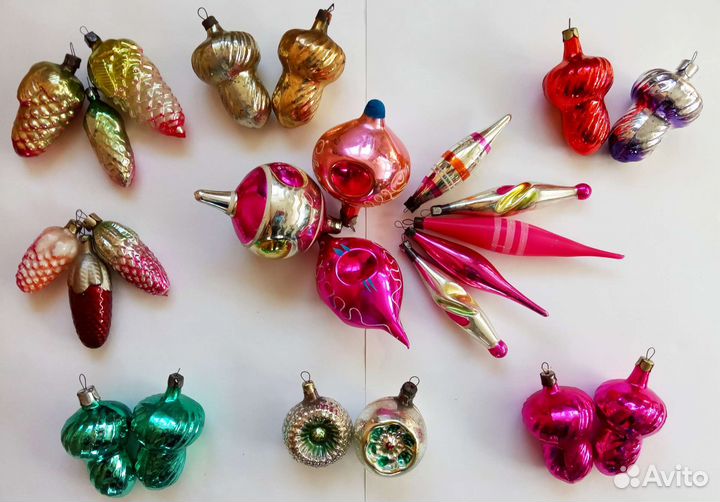 Ёлочные игрушки. гдр. СССР