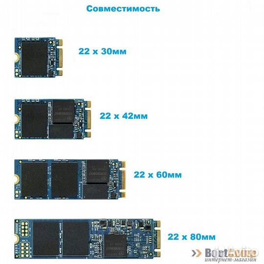 Адаптер M.2 (ngff) SSD на SATA III KS-is (KS-527)