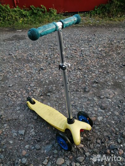 Самокат детский трехколесный бу